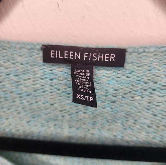 Eileen fisher merino wool long sleeve knit mid sweater - Picture 2 of 4